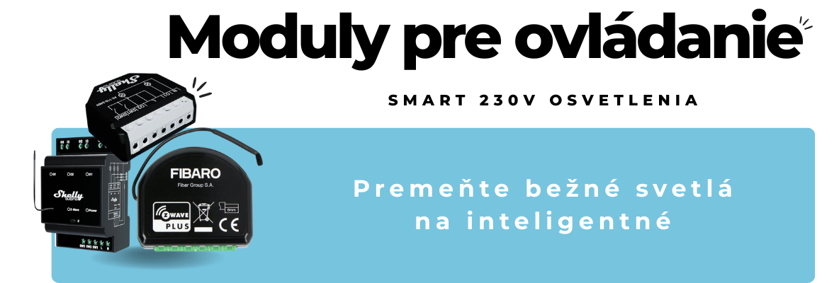 Baner - Moduly pre ovládanie Smart 230V osvetlenia SK